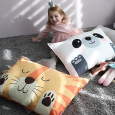 아망떼 쥬쥬키즈 순면입체 패딩베개40x60+다운필베개솜, 라이
