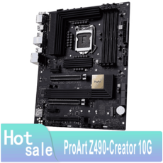 Prot Z490-Creator 10G 데스크탑 Z490 DDR4 PCI-E4.0 마더보드 LGA 1200 i9 10900K 10th, 1개 - 10900k