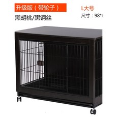 수 스틸 장식 사육장 가구 헤비 스테인레스 나무 동물 쌓을 애완 케이지 있는 상자 개 듀티, 64-50-60cm, Pictured8, 1개