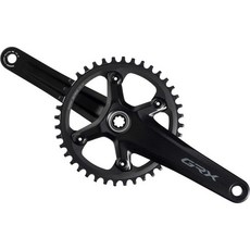 SHIMANO 시마노 FC-RX600 GRX 크랭크 세트 - 1X11 SPD, 170mm/ 40T, Black
