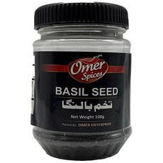 Omer spices BASIL SEED 바질씨드 100g 바질씨, 1개