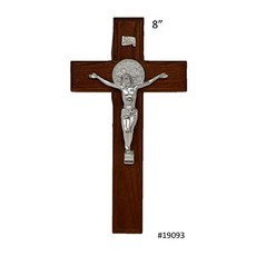 미사 튜오 예수님께서는 세인트 베니토 메달 8 벽 크루미스 예수 en la cruz Con medalla de san benito crucifijo de acred # 19093, 본상품