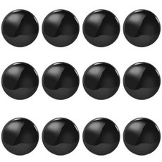 패드 12PCs 나사 Lodgy 잠금 먼지털이 문짝 커버 Logan Dacia Sandero 보호대, Black, 12개
