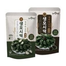 영광떡공방-생모시떡 동부 4팩+검정깨 4팩(80개), 4세트 - 한산모시