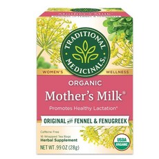 16 Count (Pack of 1) Sweet with a distinct licori Traditional Medicinals Mother's Milk Women's Tea Organic 16 CT, 1개