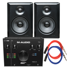 M-Audio AIR 192|4 x 커즈와일 KS-50A 스피커 패키지, 단일상품