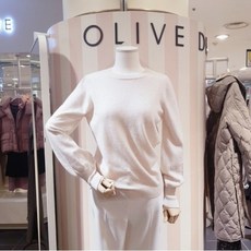 DB_ 올리브데올리브 캐시블렌드니트 OK0WP7231