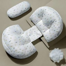 임산부용 다기능 편안한 눕는 출산 부드럽고 U자형 인공물 옆으로 베개 바디 쿠션 코튼, B-1