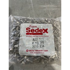 세덱/sedex/AISI 304/#10*25/세덱스탠직결피스/육각머리, 1개 - sedec