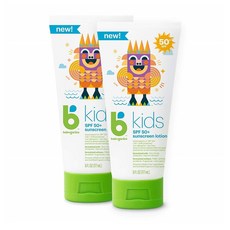 Babyganics Kids Sunscreen Lotion SPF50 어린이 초등학생 자외선차단 선스크린 선로션 177ml 2팩, 1개