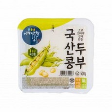 진하게 갈아만든 국산 콩두부 찌개용 부침용 겸용 두부 500g, 국산콩으로진하게갈아만든두부 500g, 1개