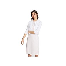 BrooksBrothers (브룩스 브라더스) Brooks Brothers 피마 코튼 3/4 슬리브 롯뿌도 크루 넥 가디건 100101104 화이트 XS