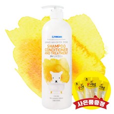 포켄스 3in1 샴푸+린스 1000ml (+랜덤간식), 3세트