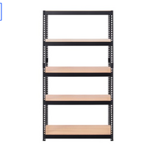 스피드랙 V2 5단 선반 700 x 400 x 1500 mm, 블랙(앵글)