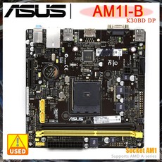 메인보드 컴퓨터부품 ASUS AM1I-BK30BD DP 미니 ITX 마더 보드 세트 Cpu 카드 DDR3 AMD A320 PCI-E 3.0 SAT, 한개옵션0