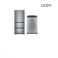 LG전자 DIOS 김치냉장고(실버) 402L+LG 통돌이 세탁기 18kg K410MB19E+T18DT