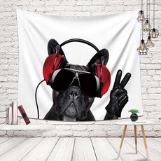 머스트해브템 가림천 선반가리개 공간분리커튼 냉장고가리개 베란다가림막 간이중문 수납장가리개 패브릭가벽 가림커튼 다용도실커튼 패브릭포스터(설치도구 포함), 헤드셋불독