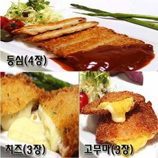 셋트1-3종 왕돈까스(등심4+치즈3+고구마3)230gX10장, 어썸지니 C 1