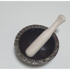 레벤쿠첸 여주 도자기 절구 깨갈이 세트, 1개