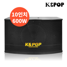 K&POP 최고급 노래방스피커 KP-501SR 단품 10인치 600W 업소용 술집 매장용 벽걸이 스피커