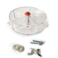 앵무새 먹이 공급기 음식 퍼즐 휠 회전식 소형 조류용 쪼개 장난감