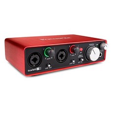[미국] Focusrite Scarlett 2i2 (2nd Gen) USB Audio Interface with Pro Tools | First, 단일상품