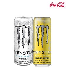 몬스터 울트라 355ml X 각12개 총24개 탄산음료 청량 파이프라인 에너지 그린, 1개