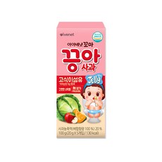 아이배냇 꼬마 끙아젤리 사과, 1개, 사과맛, 100g
