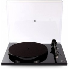 [독일] REGA 턴테이블 플레이어 내장 된 포노 스테이지 와 닫은 뚜껑 40cm x 45cm x 12cm 블랙, 단일옵션