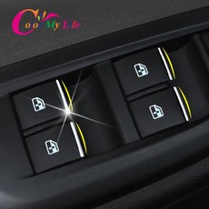 캐딜락 ATSL XTS SRX ATS 액세서리 용 7 개/세트 ABS 크롬 자동차 도어 윈도우 스위치 리프트 버튼 커버 트