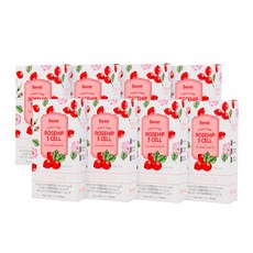 본네 로즈힙 퓨레 쓰리셀 3cell 콜라겐 엘라스틴 스틱 15g x 14포 x 8박스