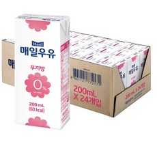 매일우유 무지방 0%, 200ml, 144개