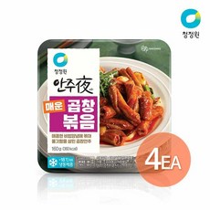 청정원 청정원 안주야 매운곱창볶음 160g x 4개