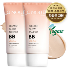 라누엘르 블레미쉬 글로우 톤업 물광 비비크림 SPF50+ PA+++, 2개, 50g, 21호