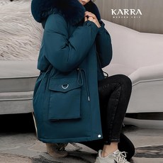 KARRA 슬림라인퍼후드패딩_A3F18344