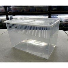 JIF 적재형케이지 특대형 크레스티드게코 사육장 합사장 키우기 슈퍼푸드, 1개, 반투명