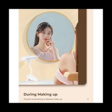 선풍기 핸드헬드 전기 선풍기 조절 카트 유모차 와인딩 선풍기 충전식 데스크탑 에어 쿨러 핑크, 1개