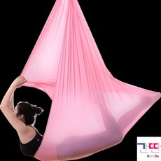  요가해먹 반중력 파랑새 요가 해먹 에어플라잉 요가관, 【소프트핑크】5m 해먹 풀세트 【소프트핑크】5m 해먹 
