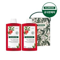 [클로란공식]석류컬러프로텍션샴푸400ml 2개(염색유지 손상개선), 단품