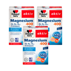 [도펠헤르츠] 마그네슘 400mg 30정 X 3개 / Doppelherz Magnesium
