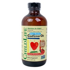 CHILDLIFE 液態魚肝油Omega 3 草莓味, 1瓶, 237ml