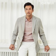 .다니엘크레뮤 24SS 컴포트 저지 블레이저, [0013]그레이 100