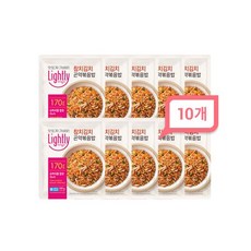 청정원 라이틀리 참치김치곤약볶음밥 200gx10개, 단품, 단품, 상세 설명 참조