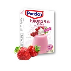 Pondan 퐁당 딸기 푸딩 플랜 180gr (1팩), 180g, 1개