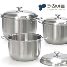 키친아트 스텐304 인덕션 곰솥 들통 냄비, 01.키친아트 퀸즈 IH 스텐 곰솥 28cm