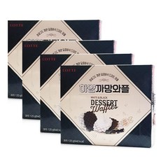 롯데제과 하양까망와플 120g x 4개, 1개