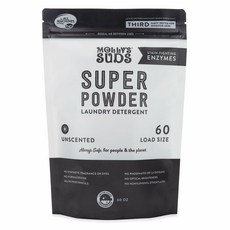 몰리스 서즈 Mollys Suds Super Powder Detergent 슈퍼 파우더 효소 세탁세제 무향 1.7kg, 1개