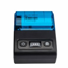 미니프린터 휴대용 열 블루투스 모바일 프린터 미니 안드로이드 58mm, Black, BT-582