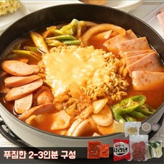 푸짐한 부대찌개밀키트 의정부 송탄 부대찌개, 880g x 4개