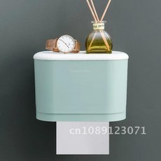 변기 무펀치 티슈 박스 종이 타월 랙 벽걸이 롤 거치대 펌핑, 1개, 2.S light green